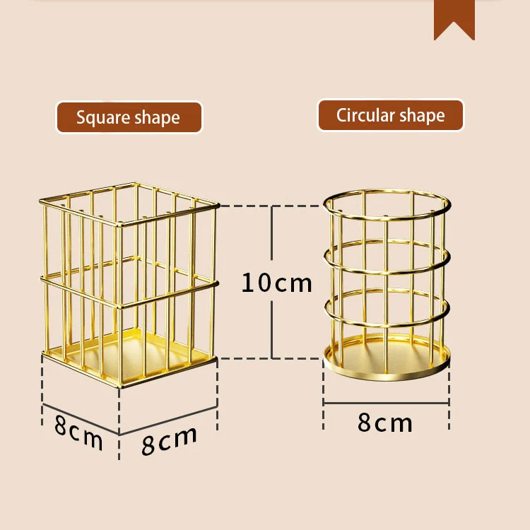 Office Desk Metal Pen Holder