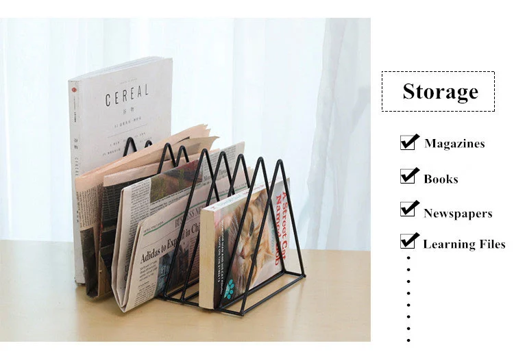 Office Desktop Metal Book Stand